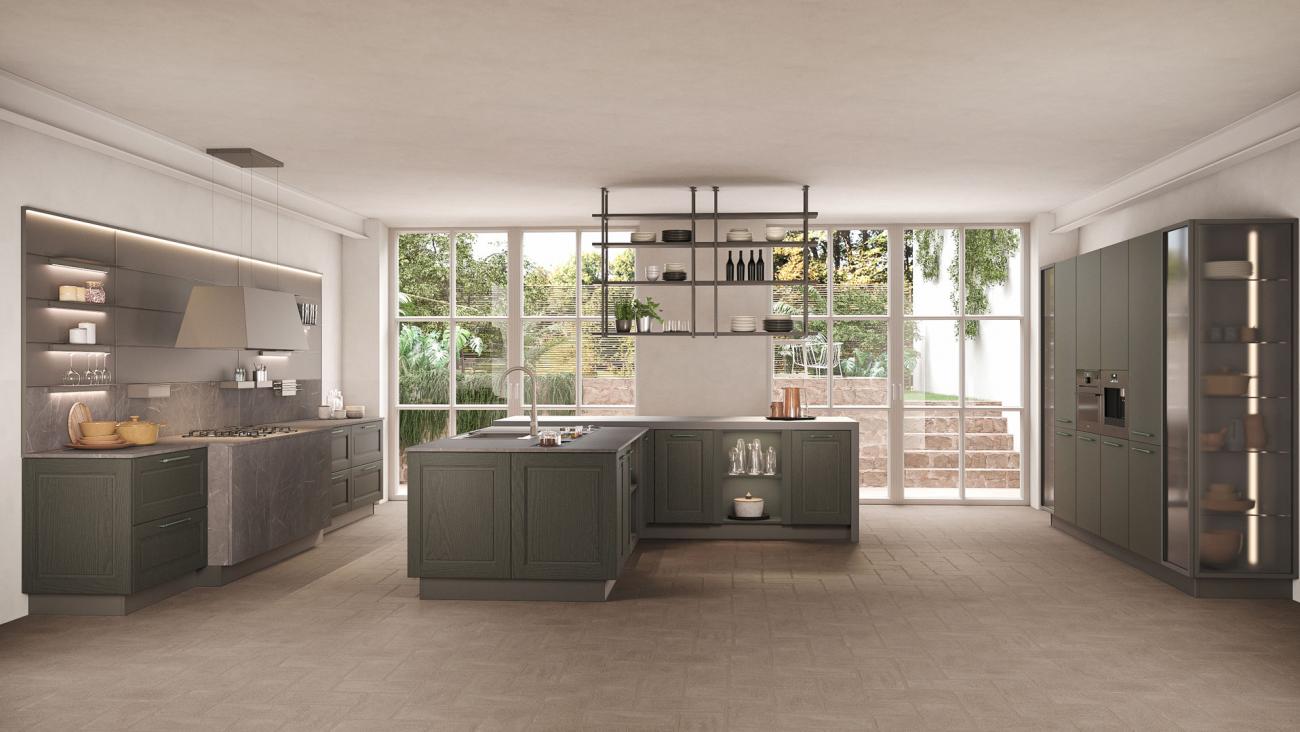 Cucine Classiche Contemporanee - Agnese Style - COMPOSIZIONE 5
