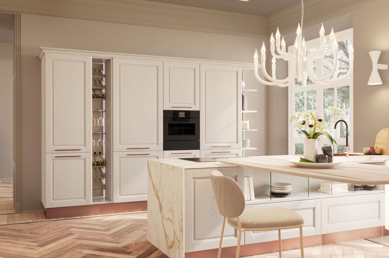 Cucine Classiche Contemporanee - Agnese Style - COMPOSIZIONE 7
