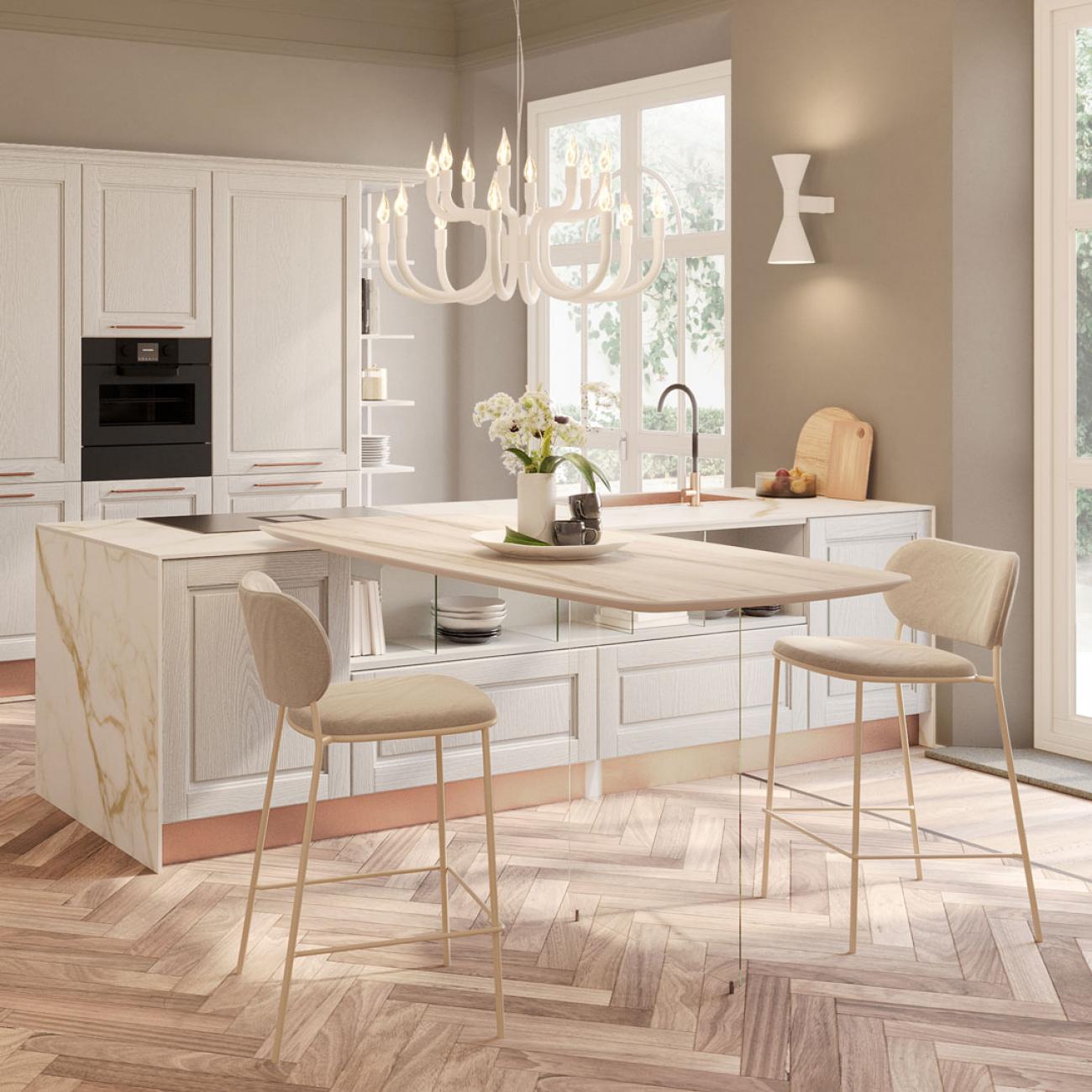 Cucine Classiche Contemporanee - Agnese Style - COMPOSIZIONE 7
