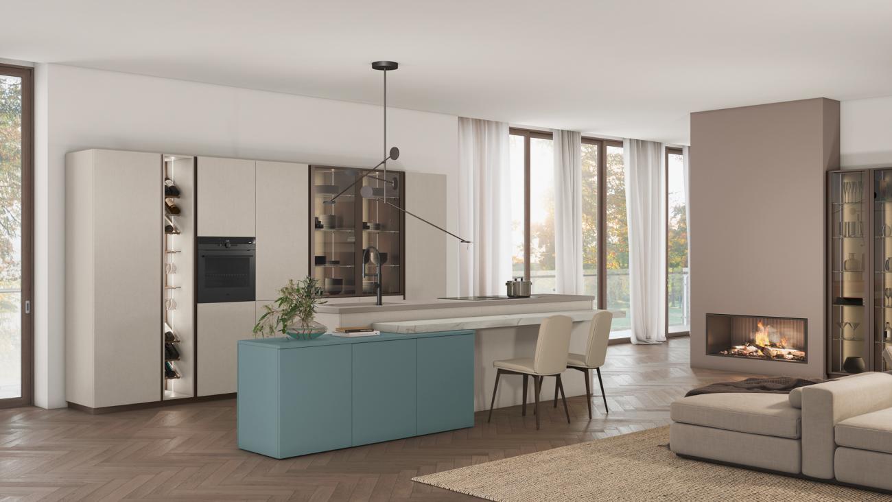 Cucine Moderne - Immagina - COMPOSIZIONE 2
