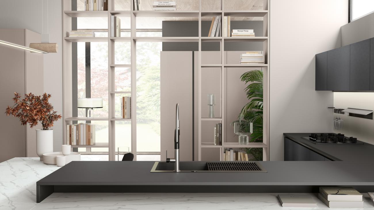 Cucine Moderne - Immagina - COMPOSIZIONE 3
