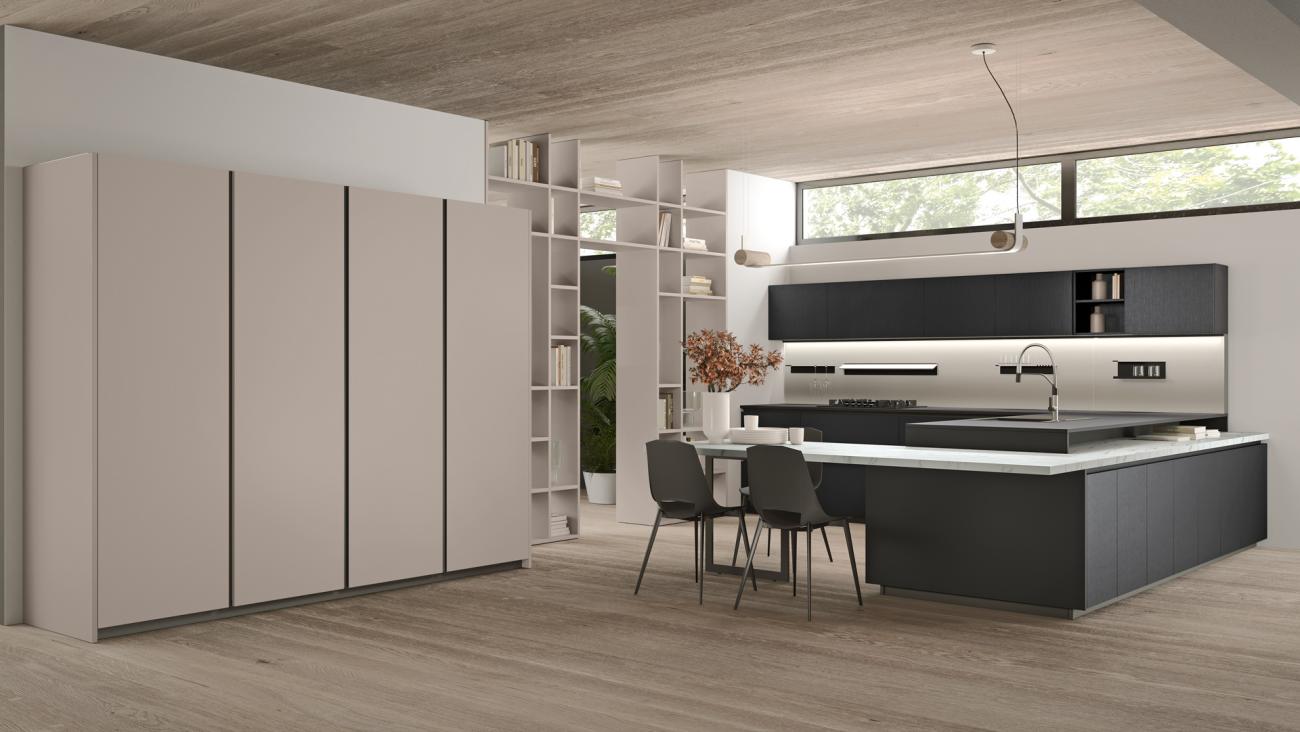 Cucine Moderne - Immagina - COMPOSIZIONE 3
