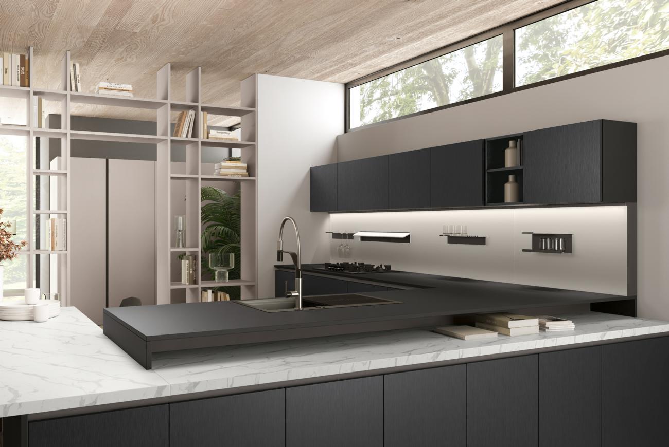 Cucine Moderne - Immagina - COMPOSIZIONE 3
