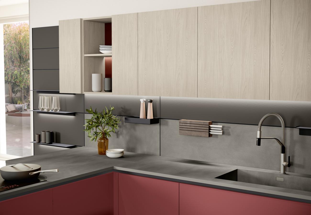 Cucine Moderne - Immagina - COMPOSIZIONE 4
