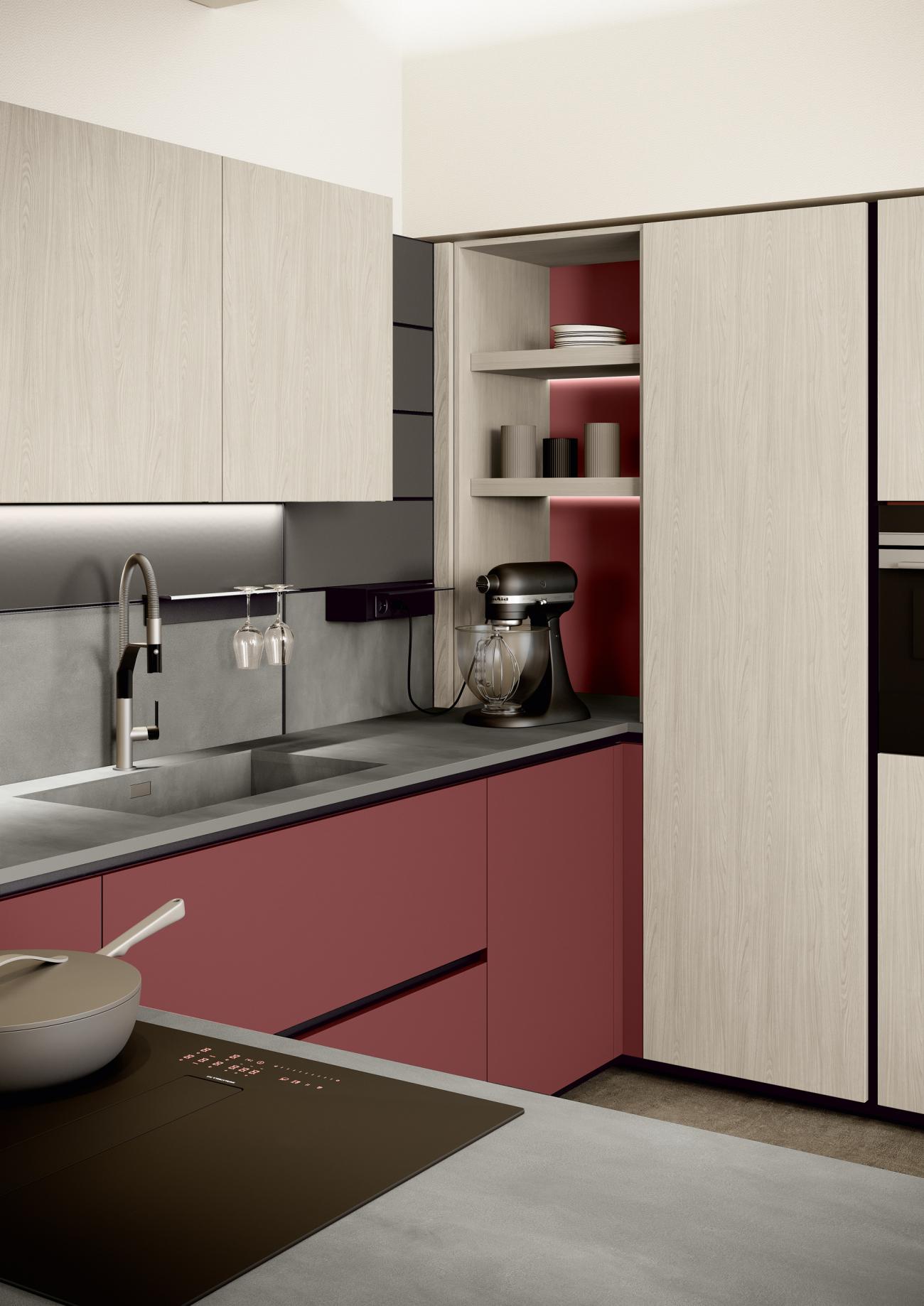 Cucine Moderne - Immagina - COMPOSIZIONE 4
