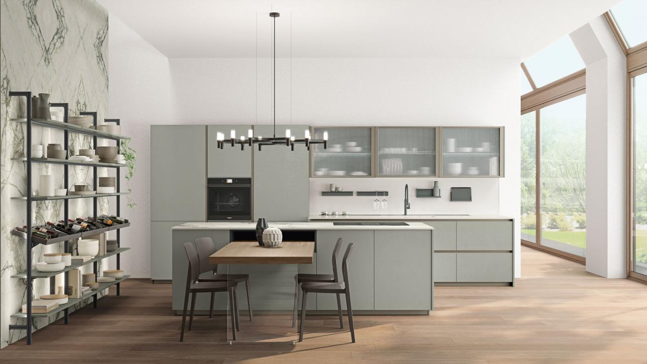 Cucine Moderne - Immagina - COMPOSIZIONE 12
