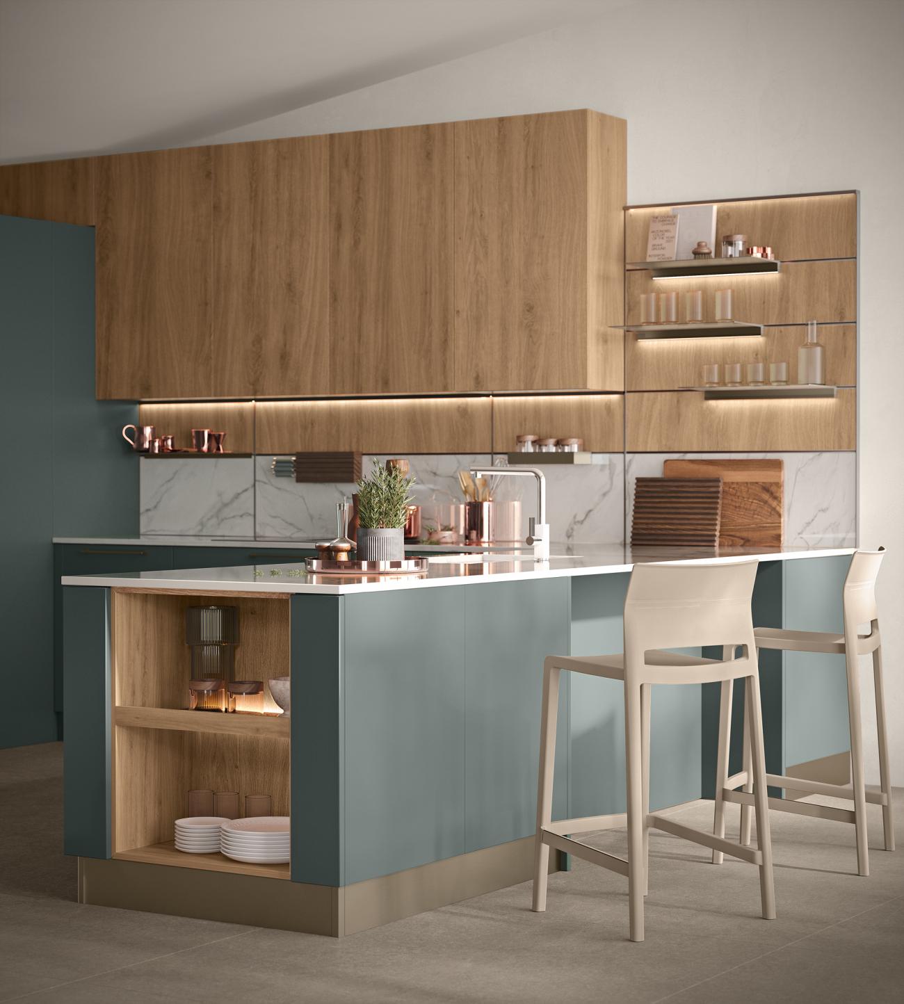 Cucine Moderne - Immagina - COMPOSIZIONE 15
