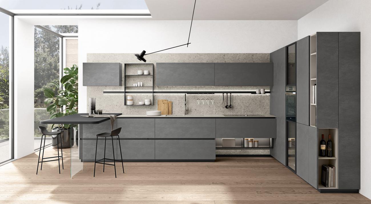 Cucine Moderne - Immagina - Composizione 16
