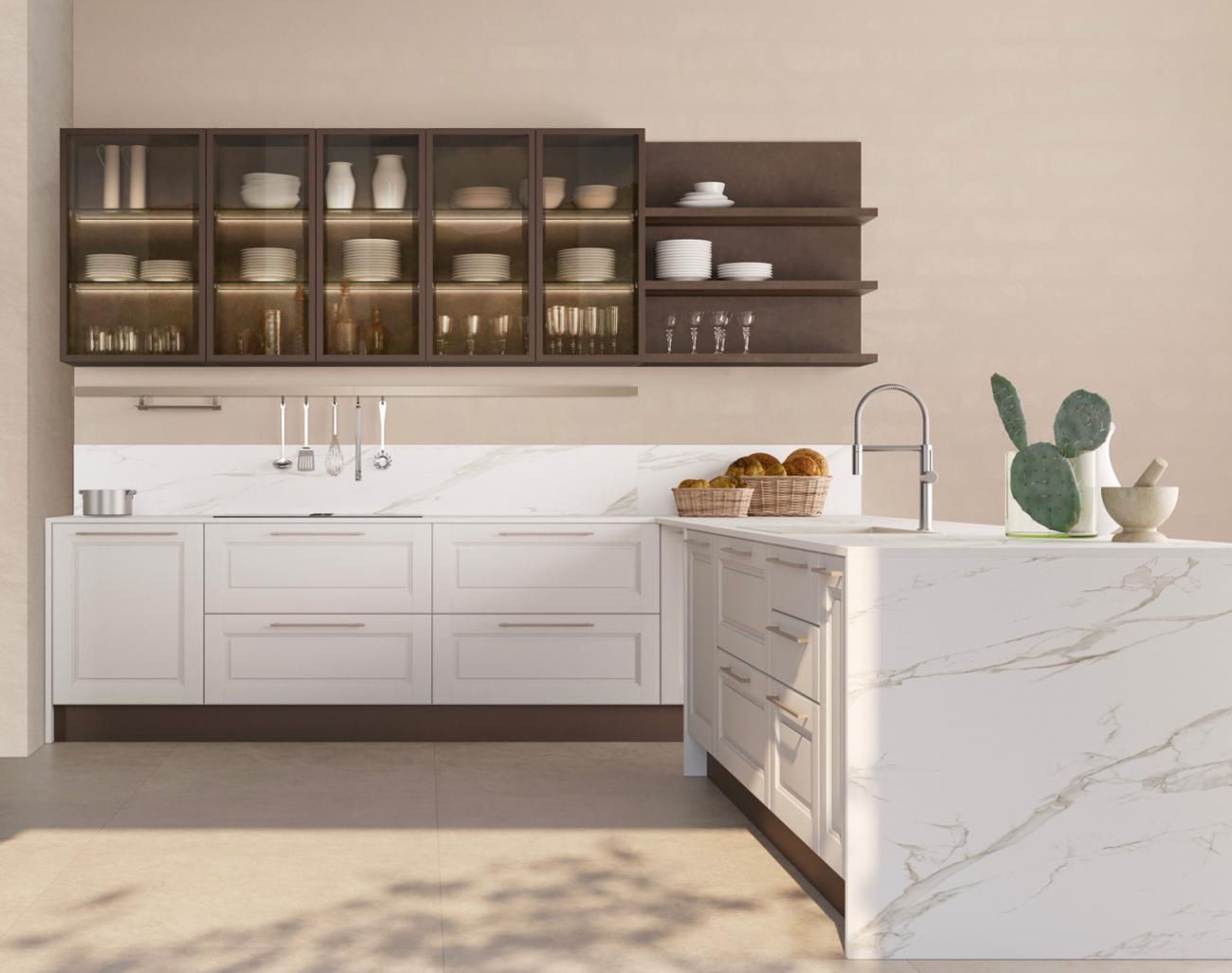 Cucine Classiche Contemporanee - Agnese Style - COMPOSIZIONE 1
