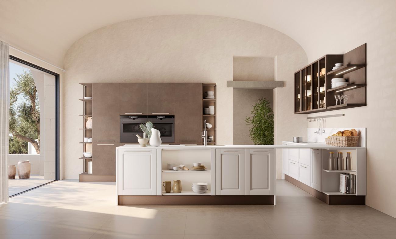 Cucine Classiche Contemporanee - Agnese Style - COMPOSIZIONE 1
