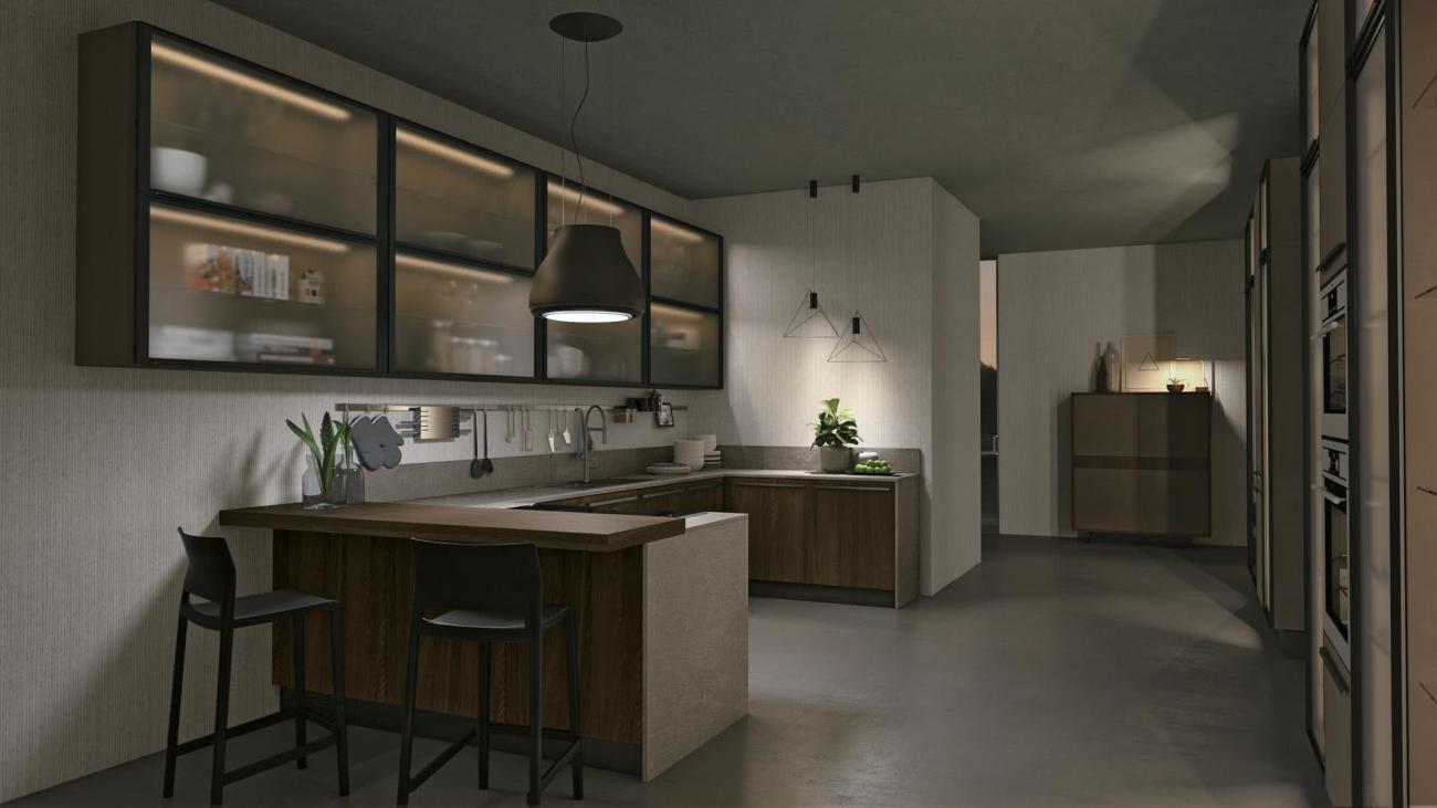 Cocinas Modernas - Clover - Composición 12
