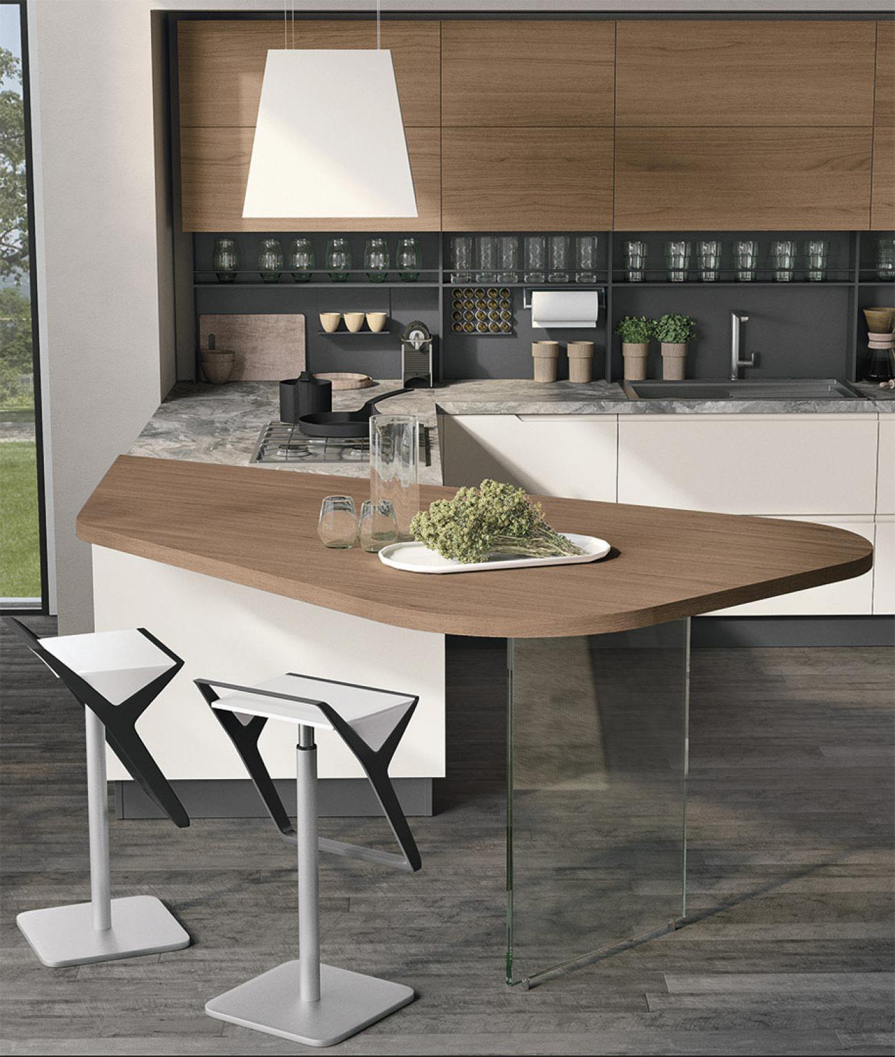 Cucine Moderne - Luna - Composizione 1
