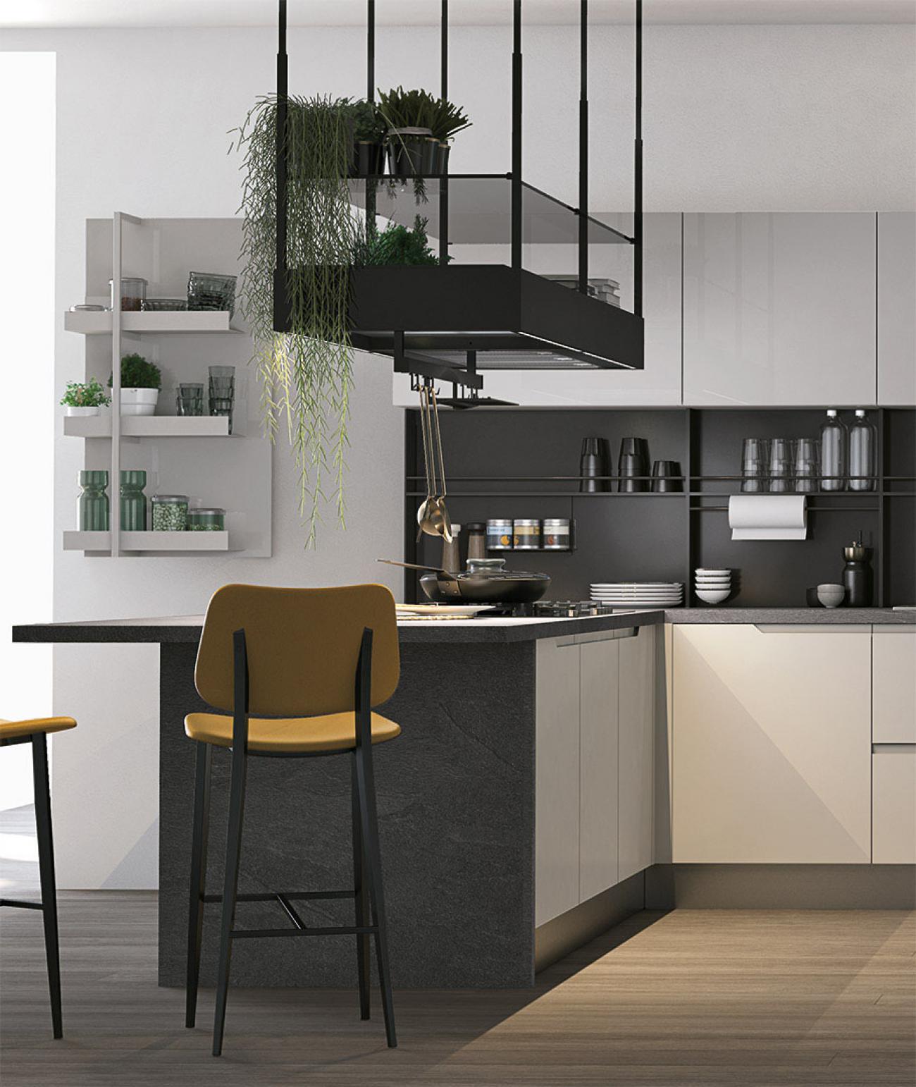 Cucine Moderne - Luna - Composizione 2
