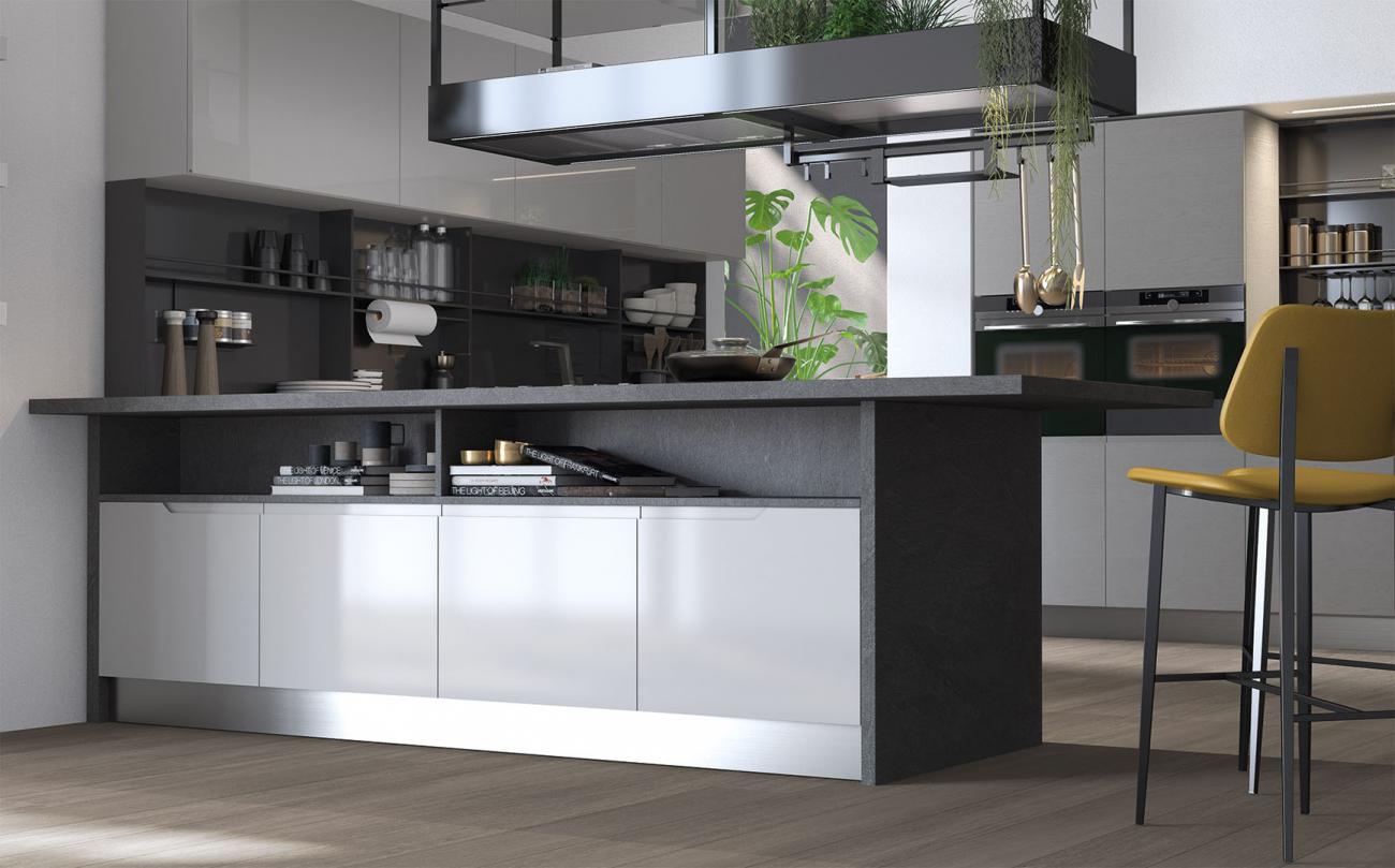 Cucine Moderne - Luna - Composizione 2
