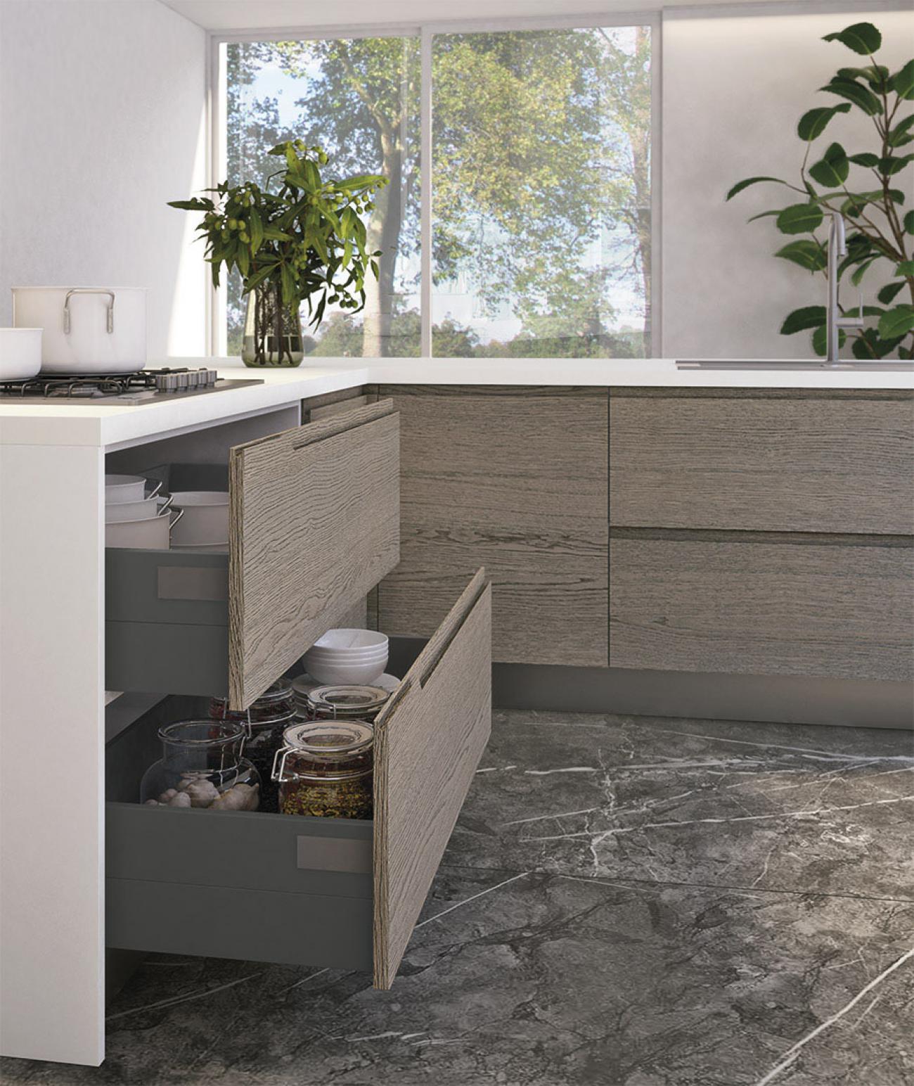 Cucine Moderne - Luna - Composizione 3
