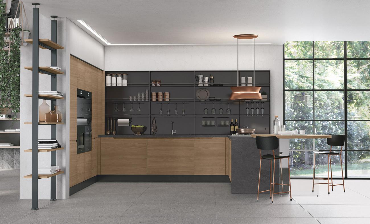 Cucine Moderne - Luna - Composizione 4

