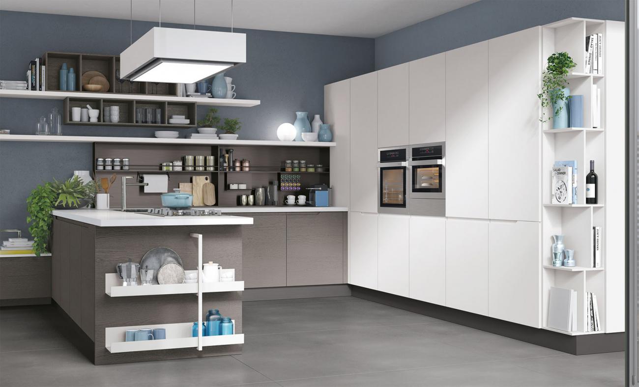 Cucine Moderne - Luna - Composizione 5
