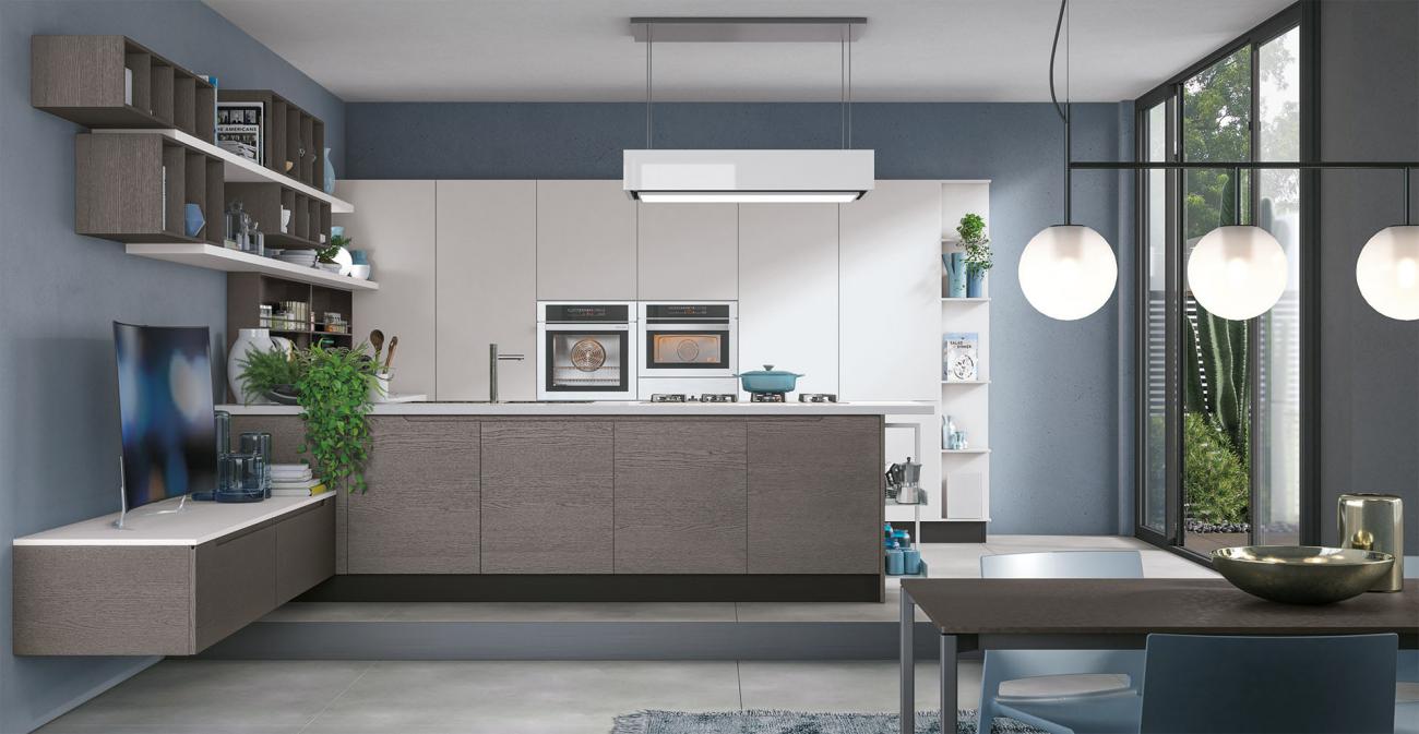 Cucine Moderne - Luna - Composizione 5
