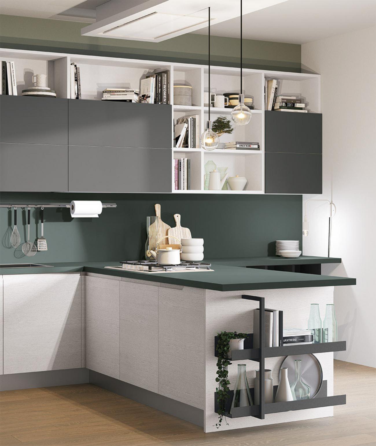 Cucine Moderne - Luna - Composizione 7
