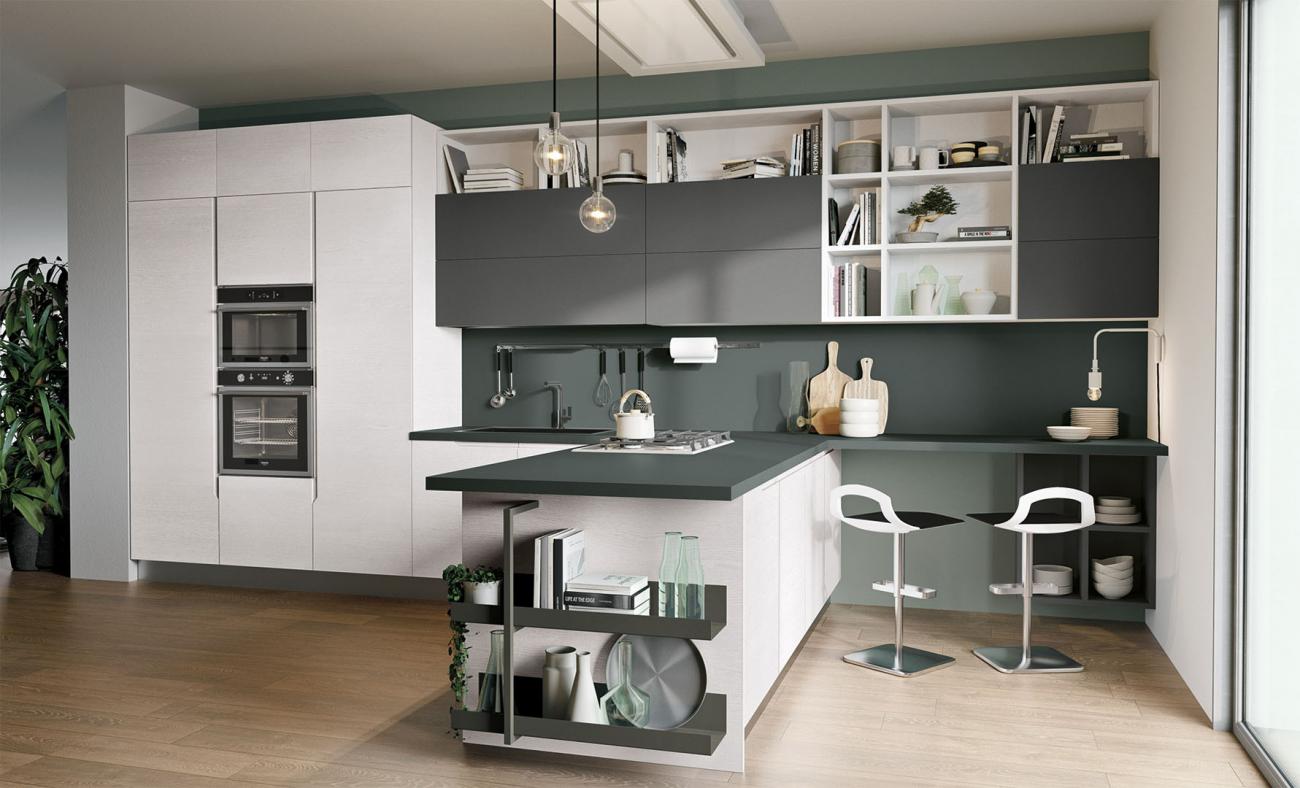 Cucine Moderne - Luna - Composizione 7
