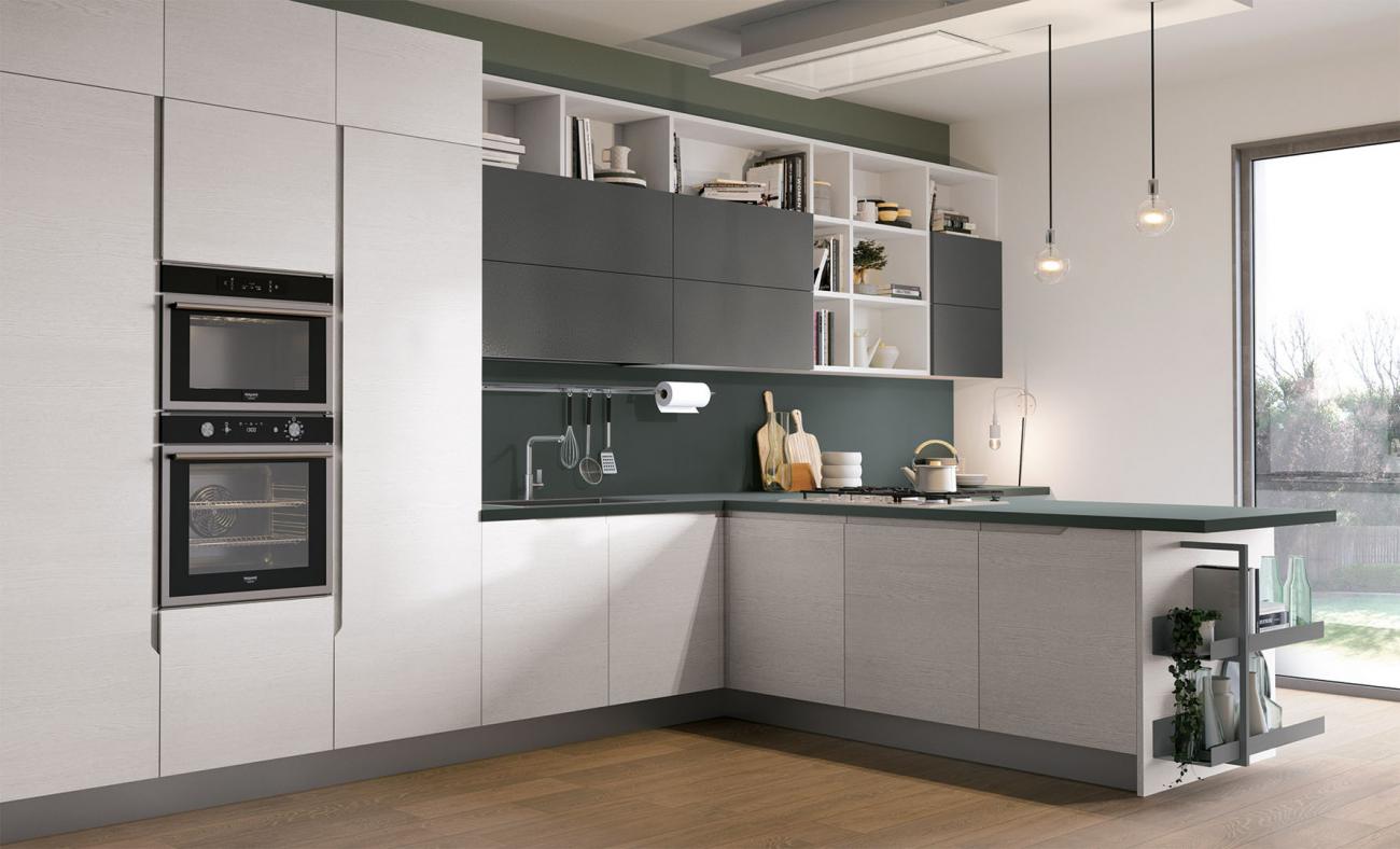 Cucine Moderne - Luna - Composizione 7
