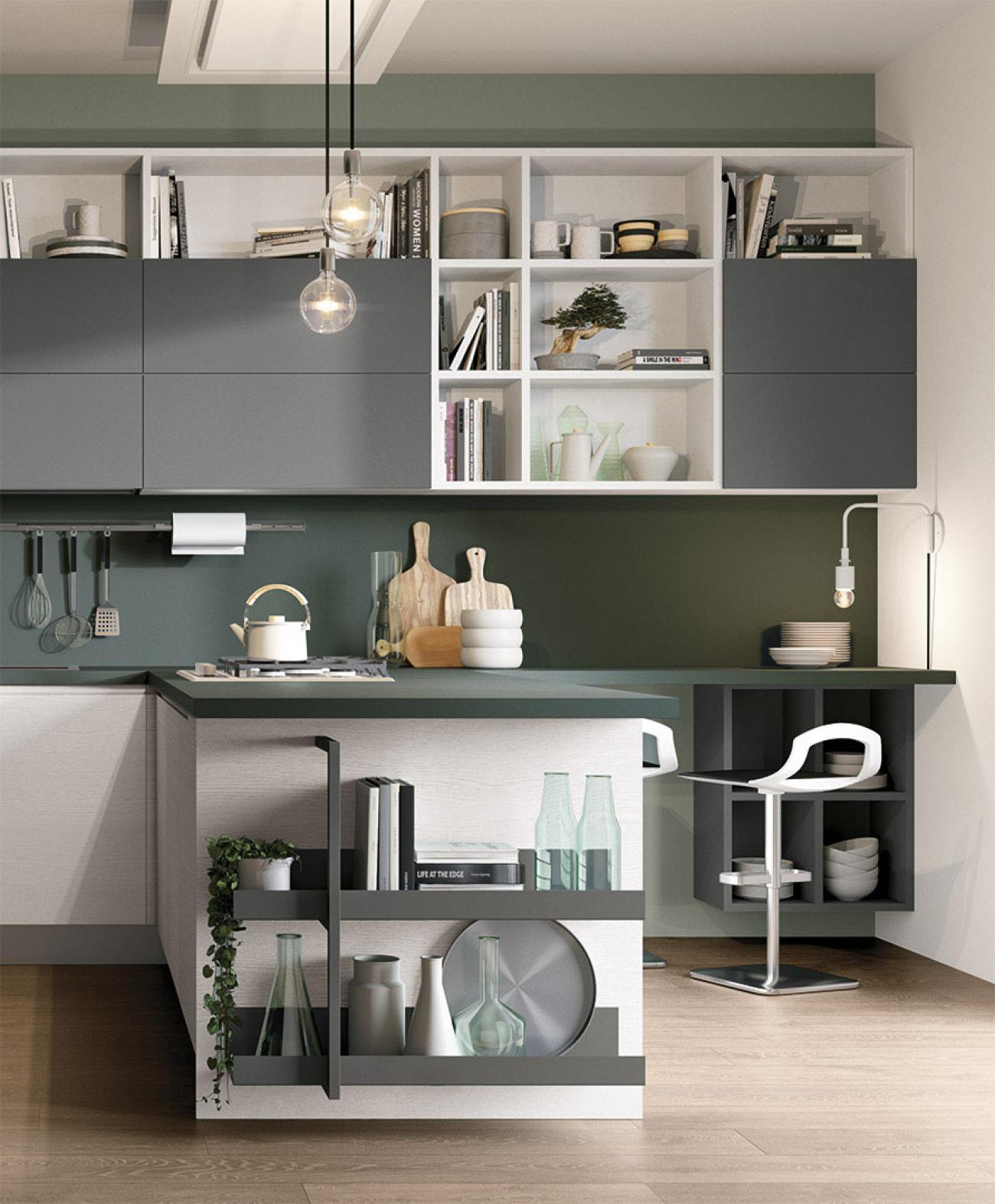 Cucine Moderne - Luna - Composizione 7
