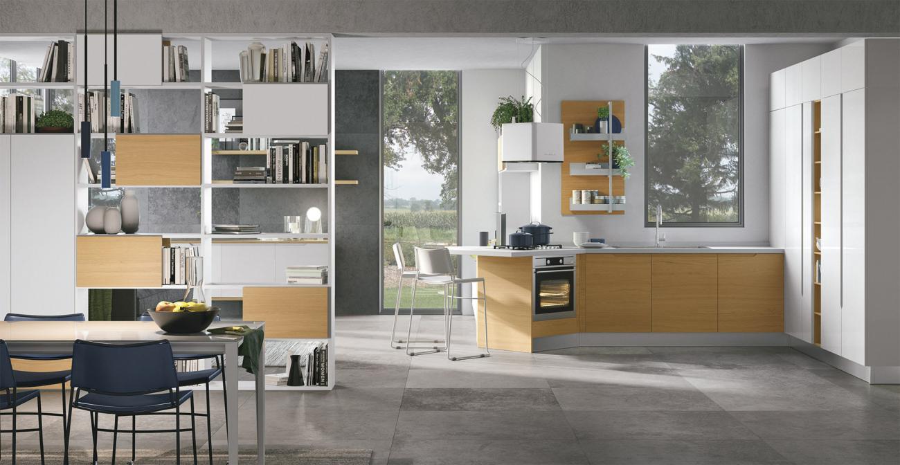 Cucine Moderne - Luna - Composizione 8
