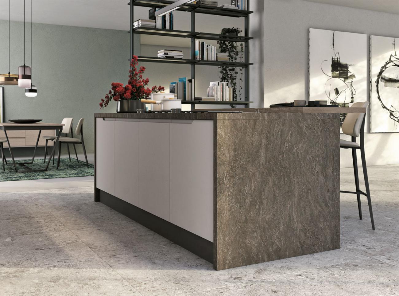 Cucine Moderne - Luna - Composizione 9
