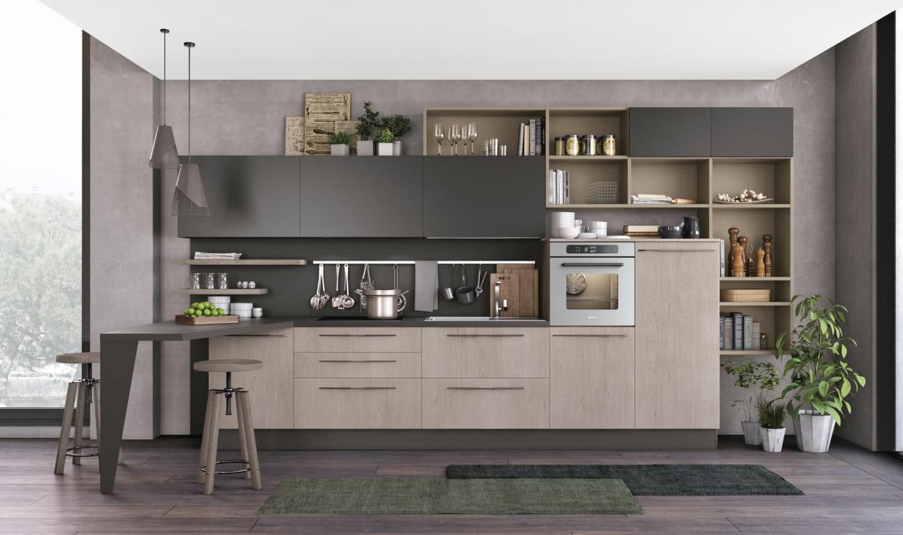 Cocinas Modernas - Clover - Composición 18
