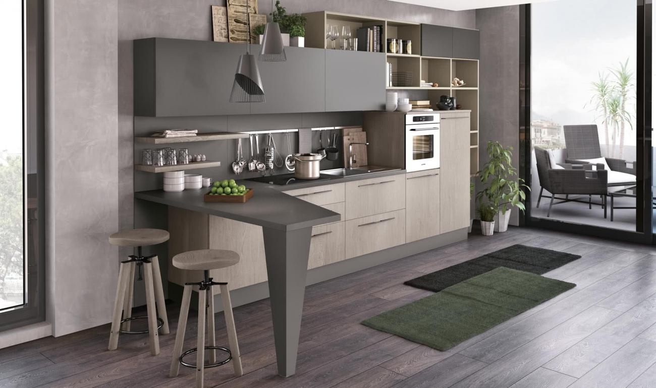 Cocinas Modernas - Clover - Composición 18
