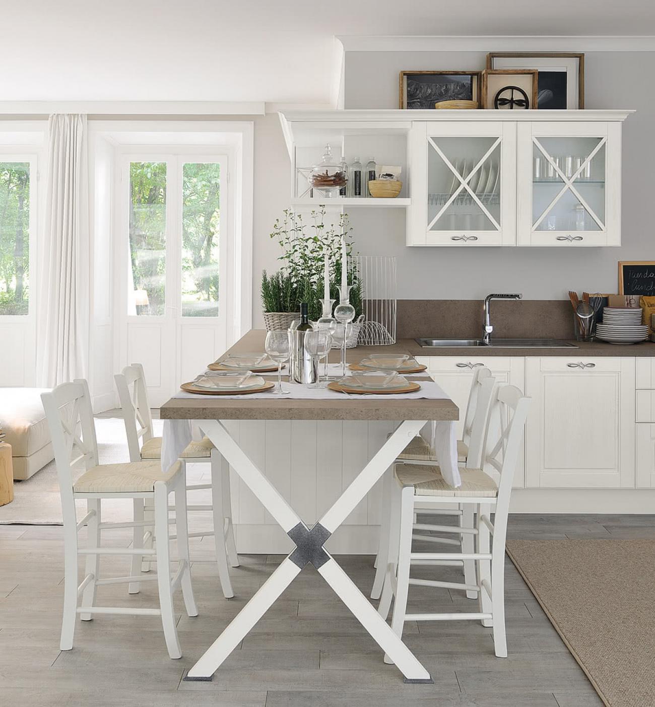 Cucine Classiche Contemporanee - Agnese - Composizione 5
