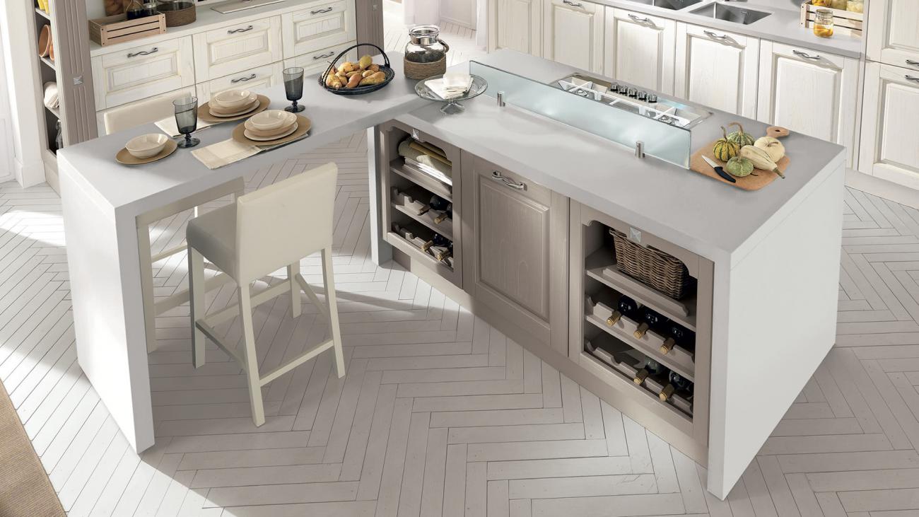 Cucine Classiche Contemporanee - Laura - Composizione 3
