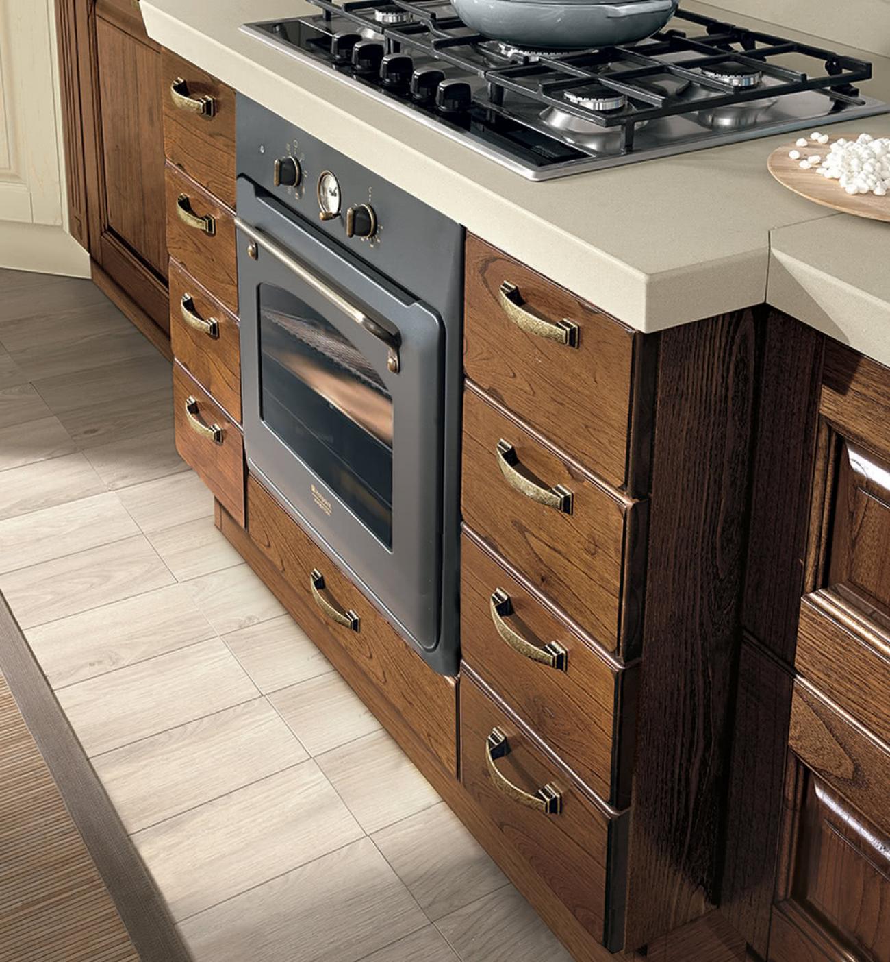 Cucine Classiche Contemporanee - Laura - Composizione 6
