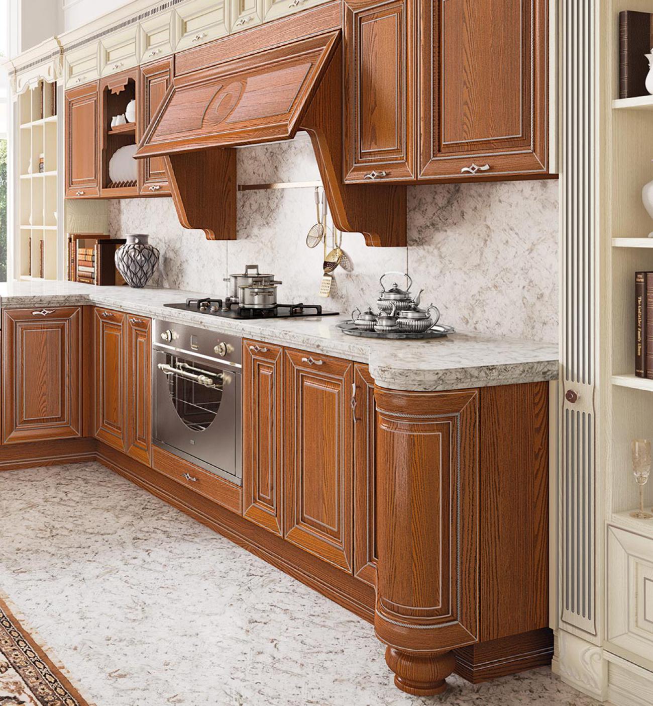 Cucine Classiche Contemporanee - Pantheon - Composizione 1
