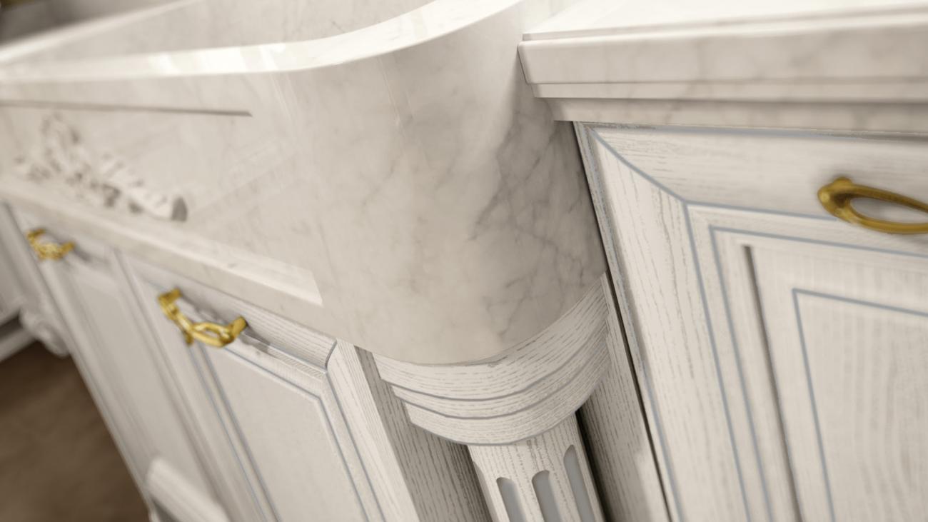 Cucine Classiche Contemporanee - Pantheon - Composizione 3
