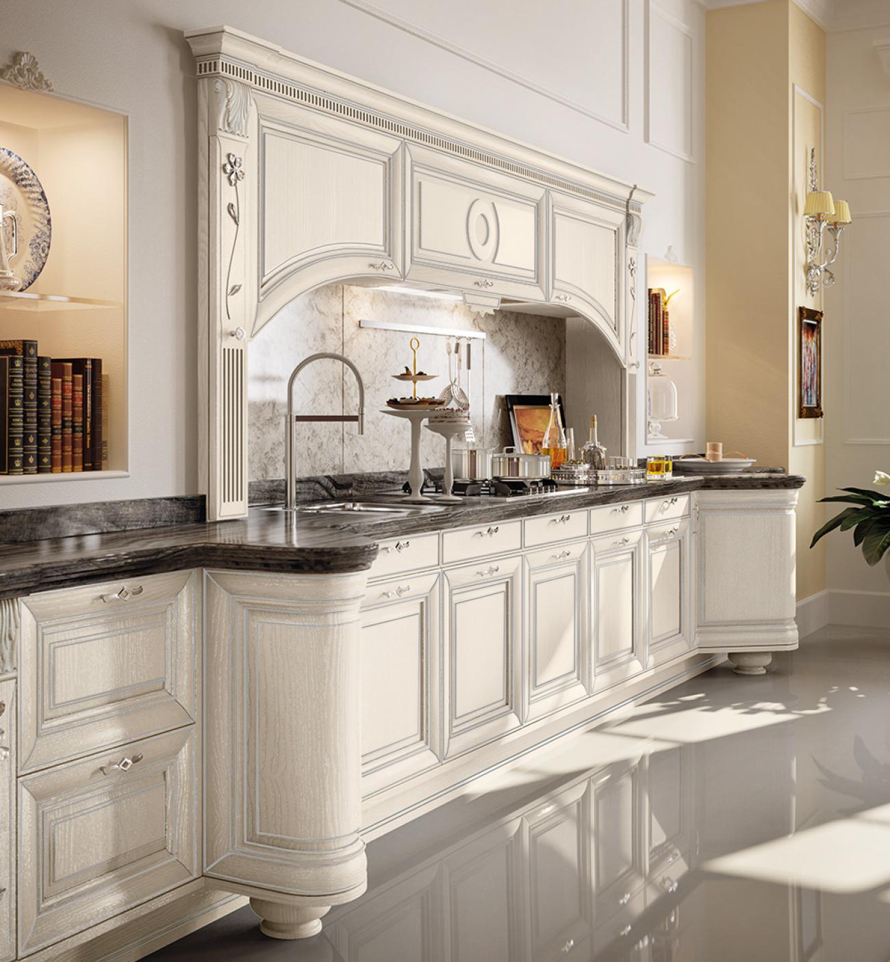 Cucine Classiche Contemporanee - Pantheon - Composizione 5
