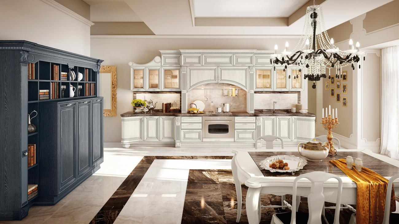 Cucine Classiche Contemporanee - Pantheon - Composizione 6
