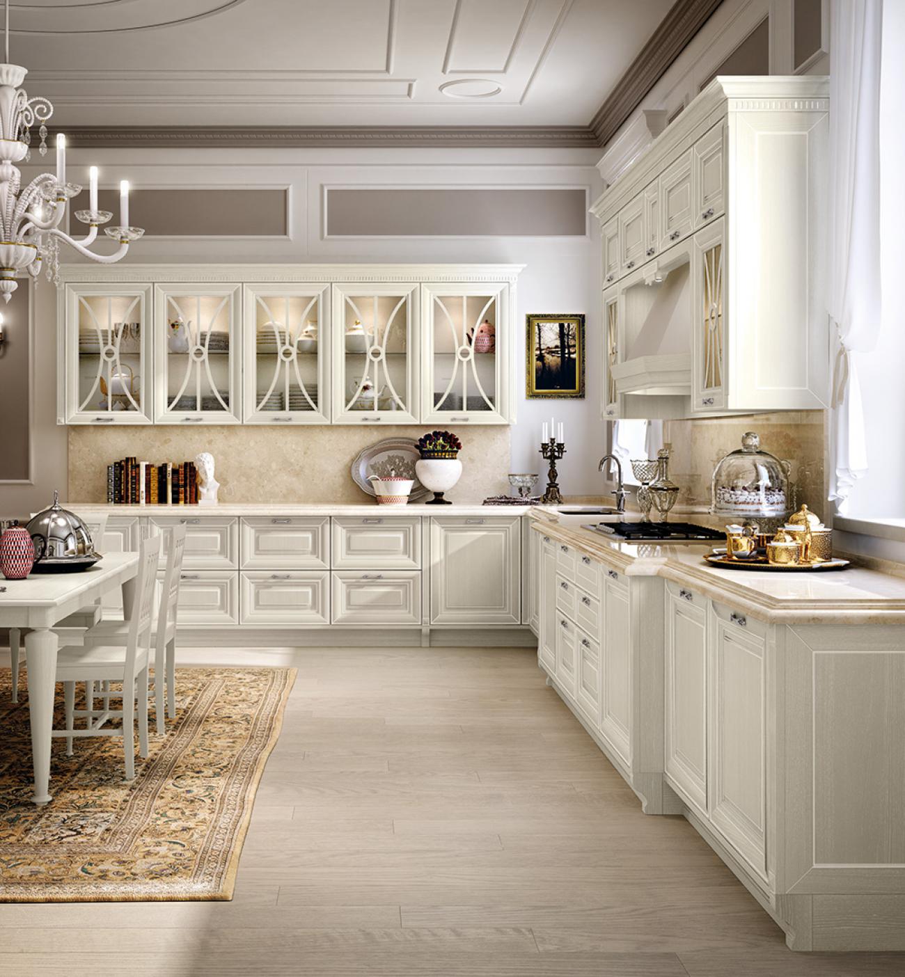 Cucine Classiche Contemporanee - Pantheon - Composizione 8
