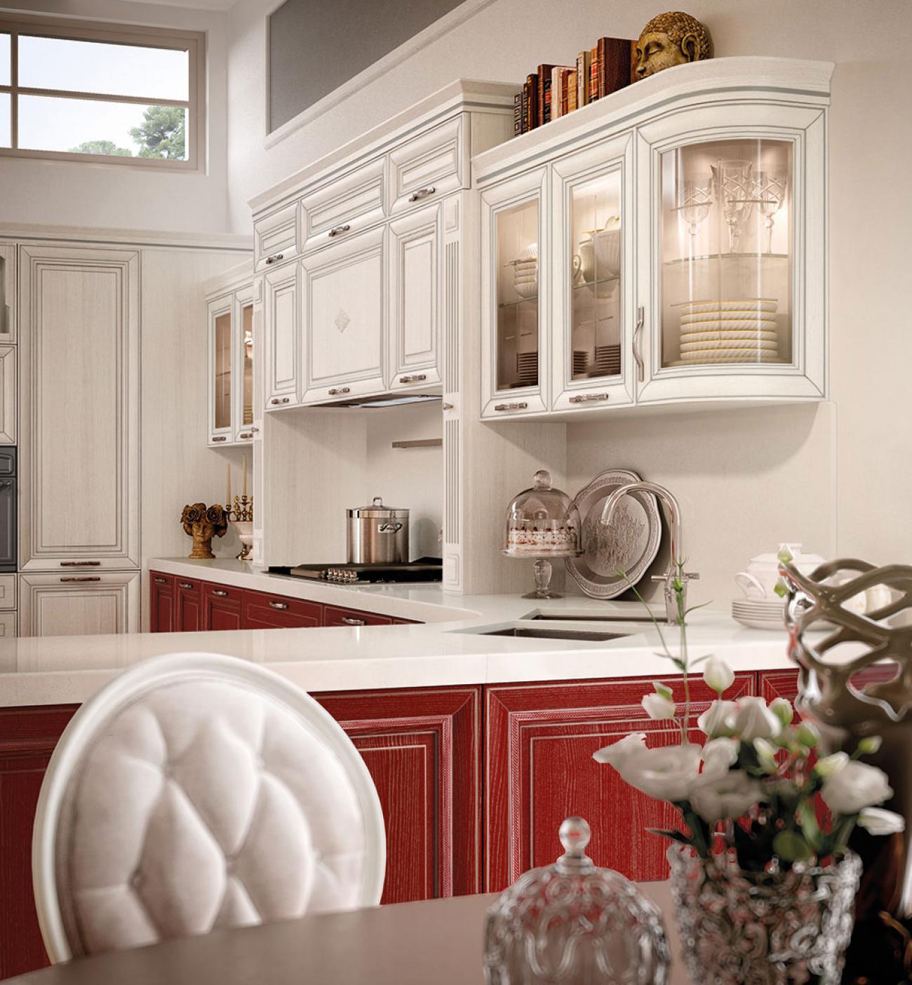 Cucine Classiche Contemporanee - Pantheon - Composizione 10
