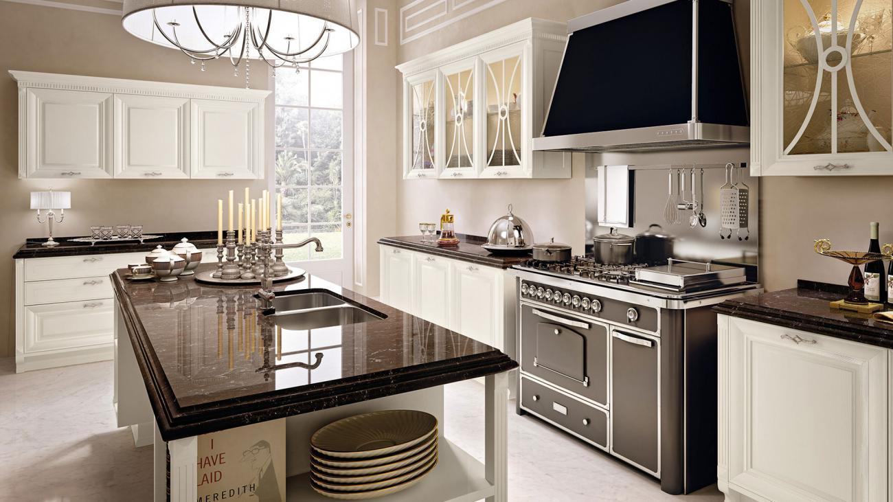 Cucine Classiche Contemporanee - Pantheon - Composizione 11
