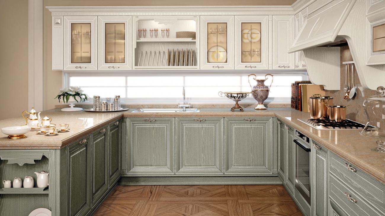 Cucine Classiche Contemporanee - Pantheon - Composizione 12
