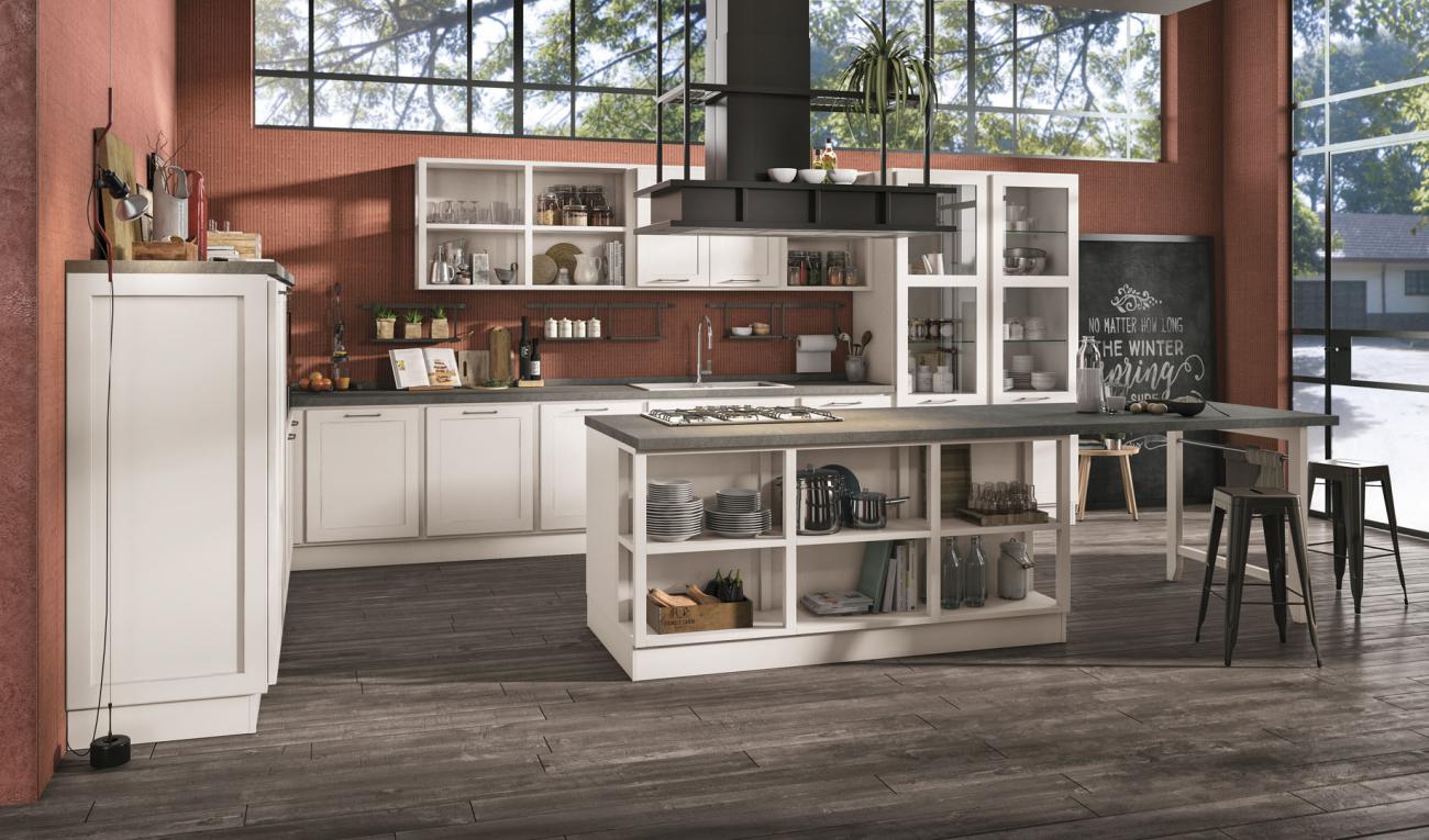 Cucine Classiche Contemporanee - Provenza - Composizione 1
