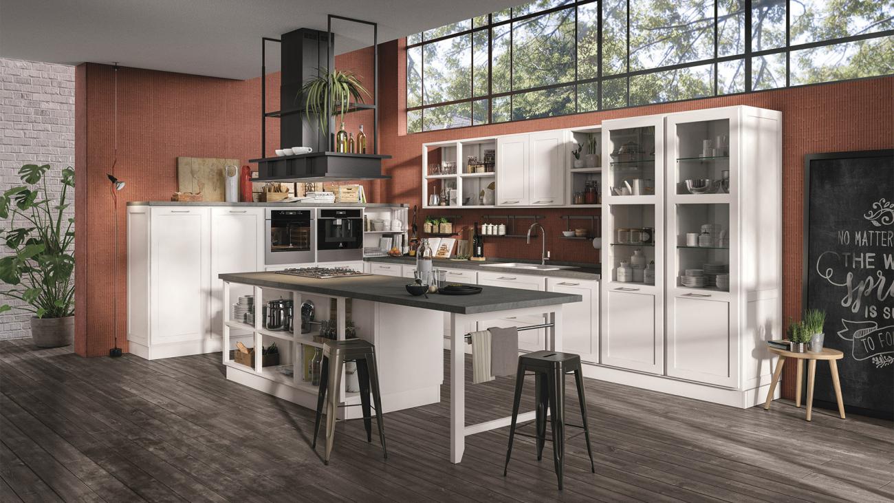 Cucine Classiche Contemporanee - Provenza - Composizione 1
