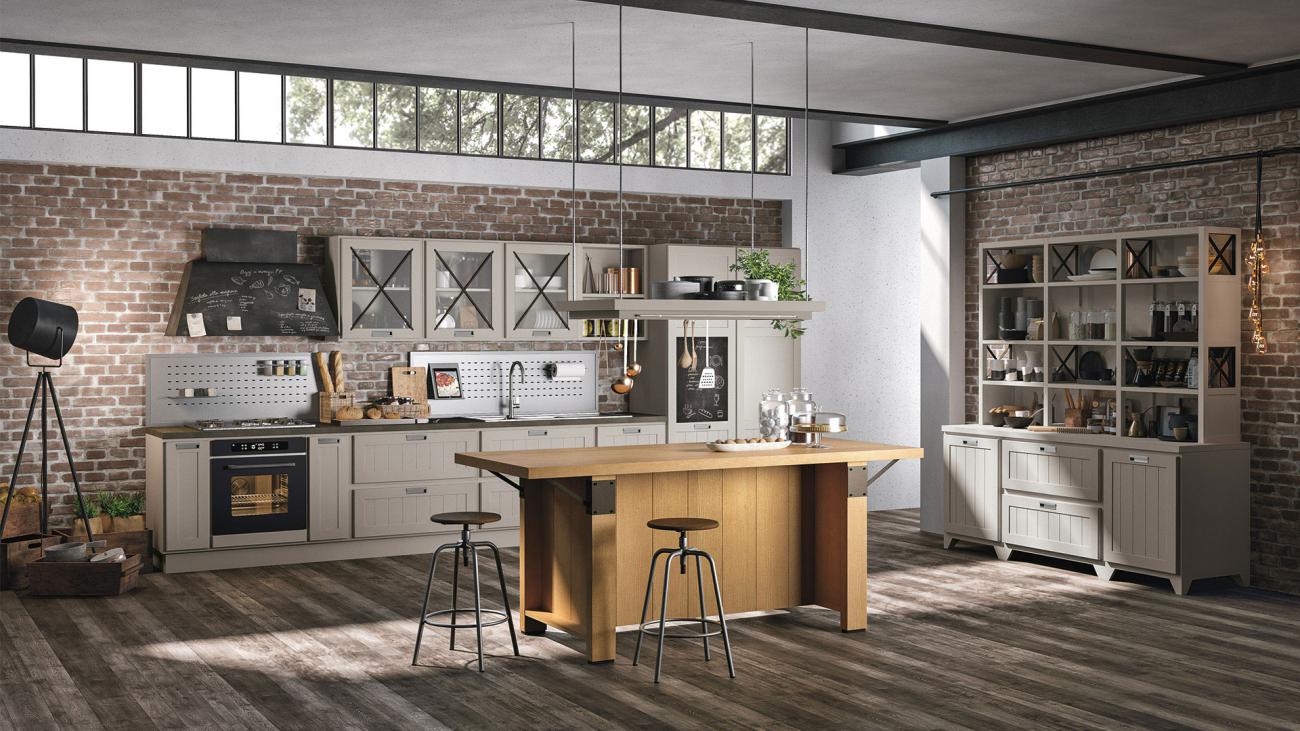 Cucine Classiche Contemporanee - Provenza - Composizione 2
