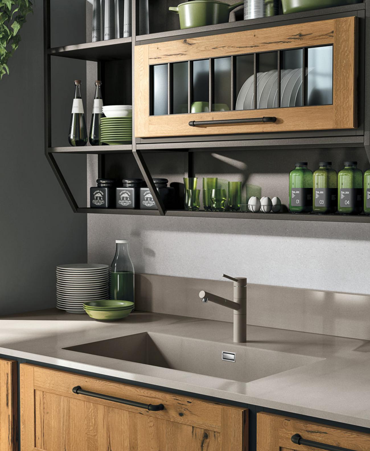 Cucine Classiche Contemporanee - Provenza - Composizione 3
