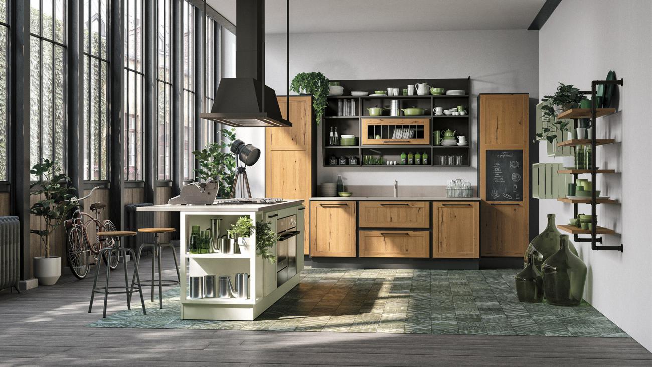 Cucine Classiche Contemporanee - Provenza - Composizione 3
