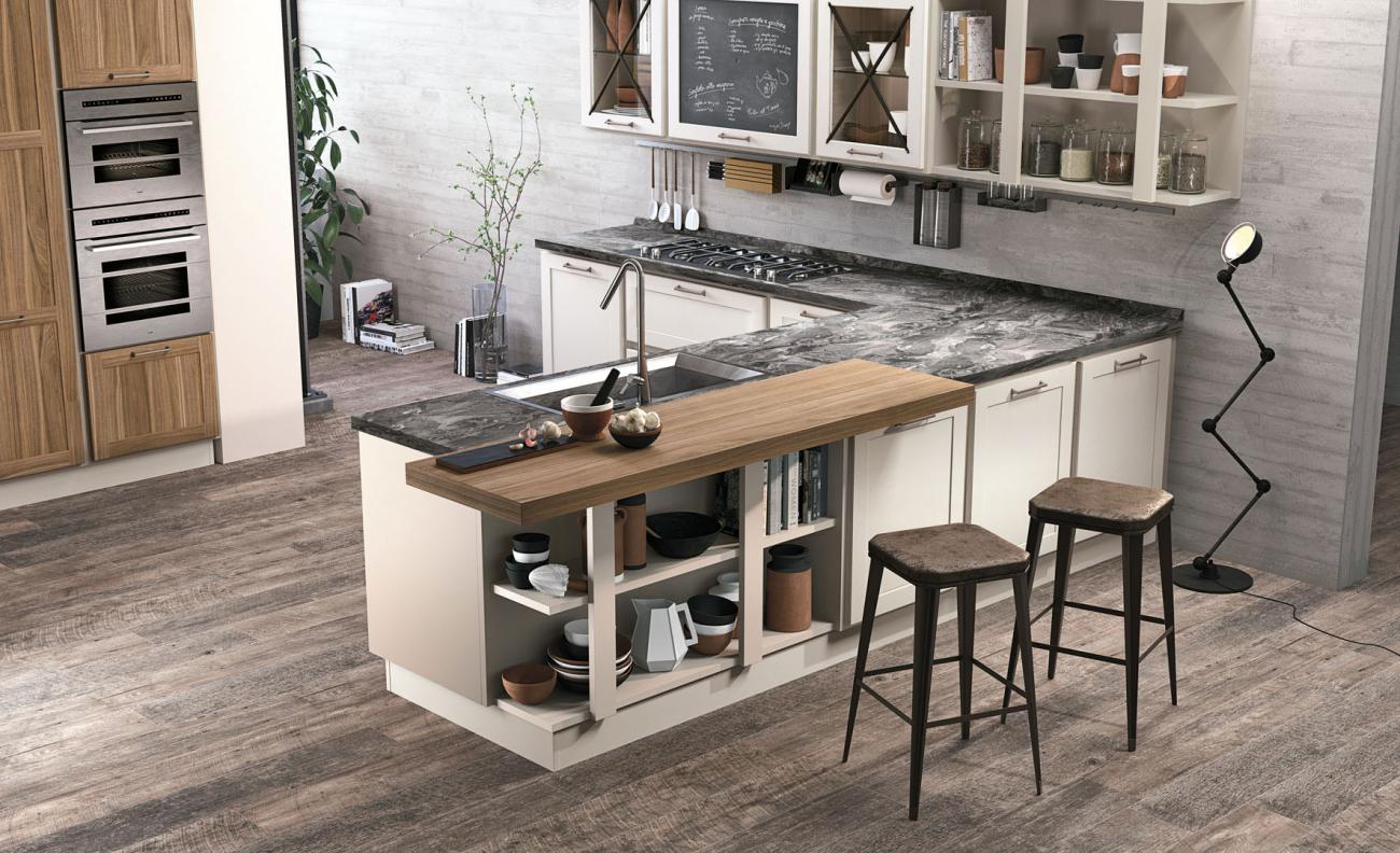 Cucine Classiche Contemporanee - Provenza - Composizione 5
