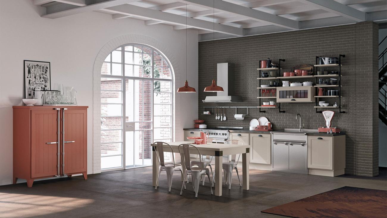 Cucine Classiche Contemporanee - Provenza - Composizione 6

