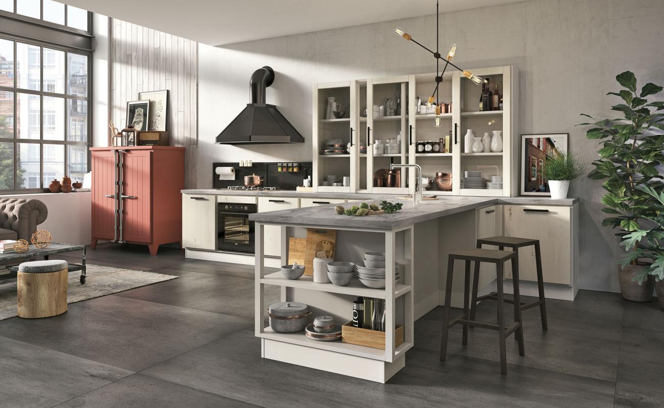 Cucine Classiche Contemporanee - Provenza - Composizione 10
