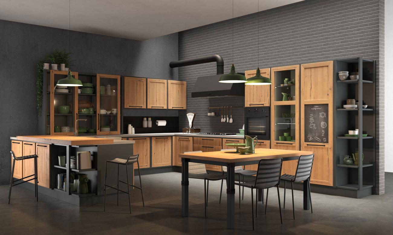 Cucine Classiche Contemporanee - Provenza - Composizione 11
